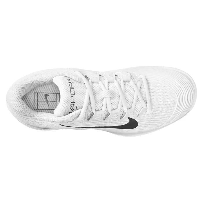Women's Zoom Vapor 12 Shoes White and Black