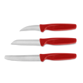 Wusthof Paring Knife Set (3 Piece): Red