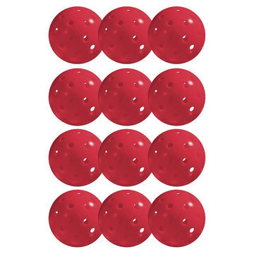 X-40 Outdoor Pickleballs 12 Pack Pink