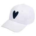 You're Great Baseball Cap White and Navy Heart