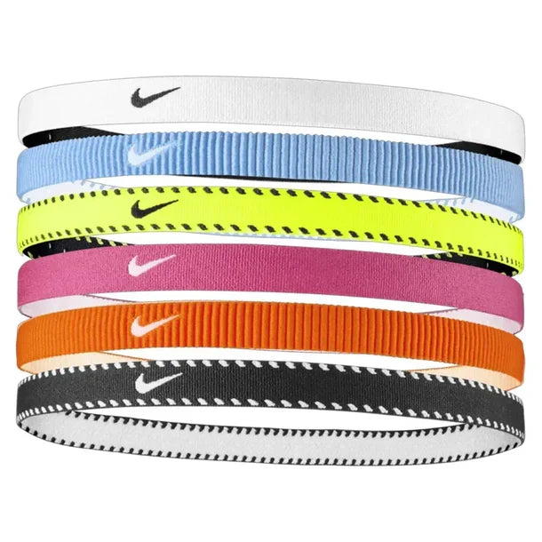 Youth Flex Classic Training Headbands 6 Pack Volt and Vivid Pink