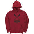 Youth Hoodie, Eagle Lake MN Paddles, Black Ink