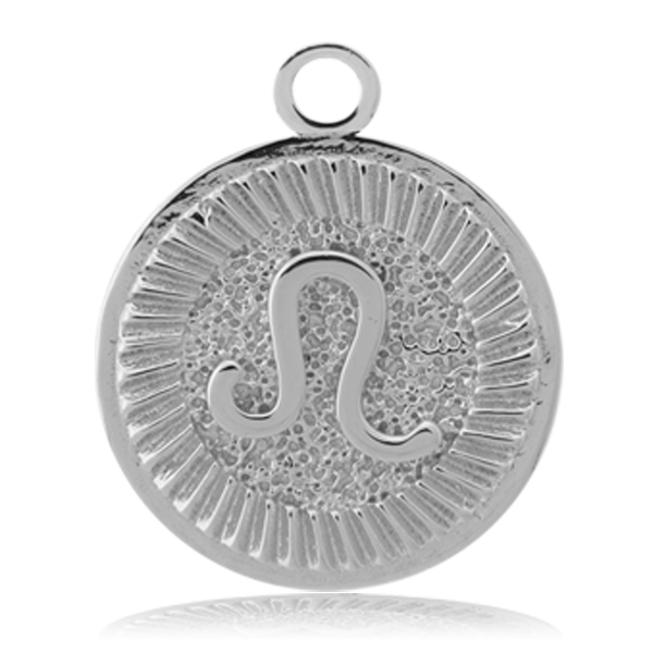 Zodiac Collection: Arusha Agate Gemstone Bracelet with Leo Sterling Silver Charm